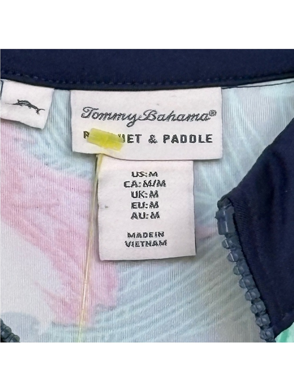 Tommy Bahama Racquet & Paddle Floral Print Dress Size M With Pockets - Picture 5 of 6